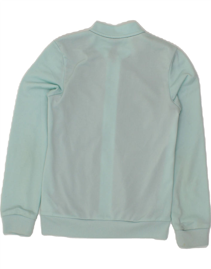 ADIDAS Girls Tracksuit Top Jacket 9-10 Years Blue Colourblock Polyester Vintage Adidas and Second-Hand Adidas from Messina Hembry 