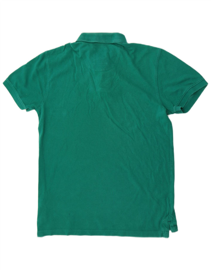 Crew Clothing Mens Polo Shirt Medium Green Cotton