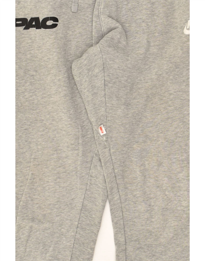 NIKE Womens Tracksuit Trousers Joggers UK 14 Medium Grey Cotton | Vintage Nike | Thrift | Second-Hand Nike | Used Clothing | Messina Hembry 