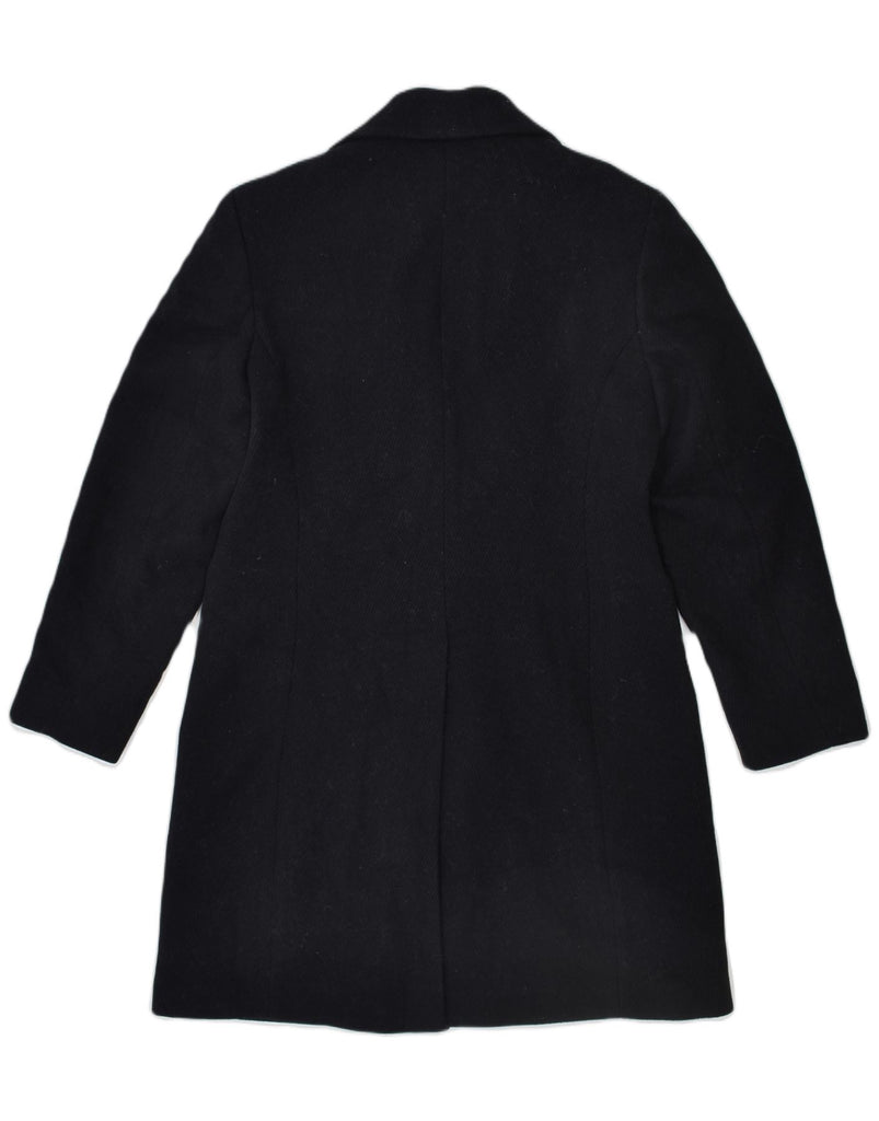 MAX DINE Womens Overcoat UK 12 Medium Black | Vintage | Thrift | Second-Hand | Used Clothing | Messina Hembry 