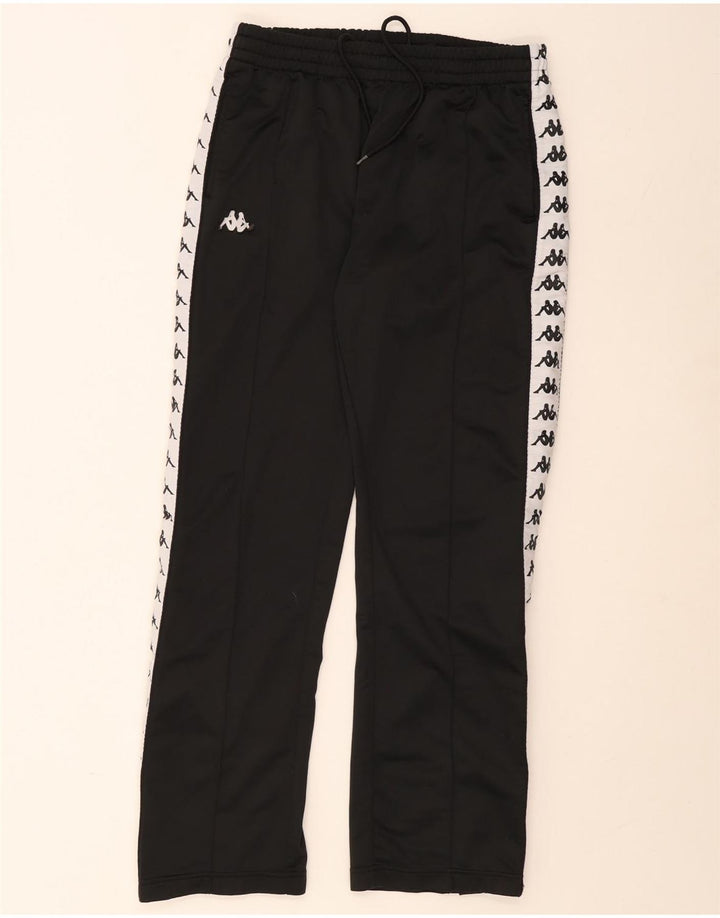 Kappa Mens Graphic Tracksuit Trousers Large Black Colourblock