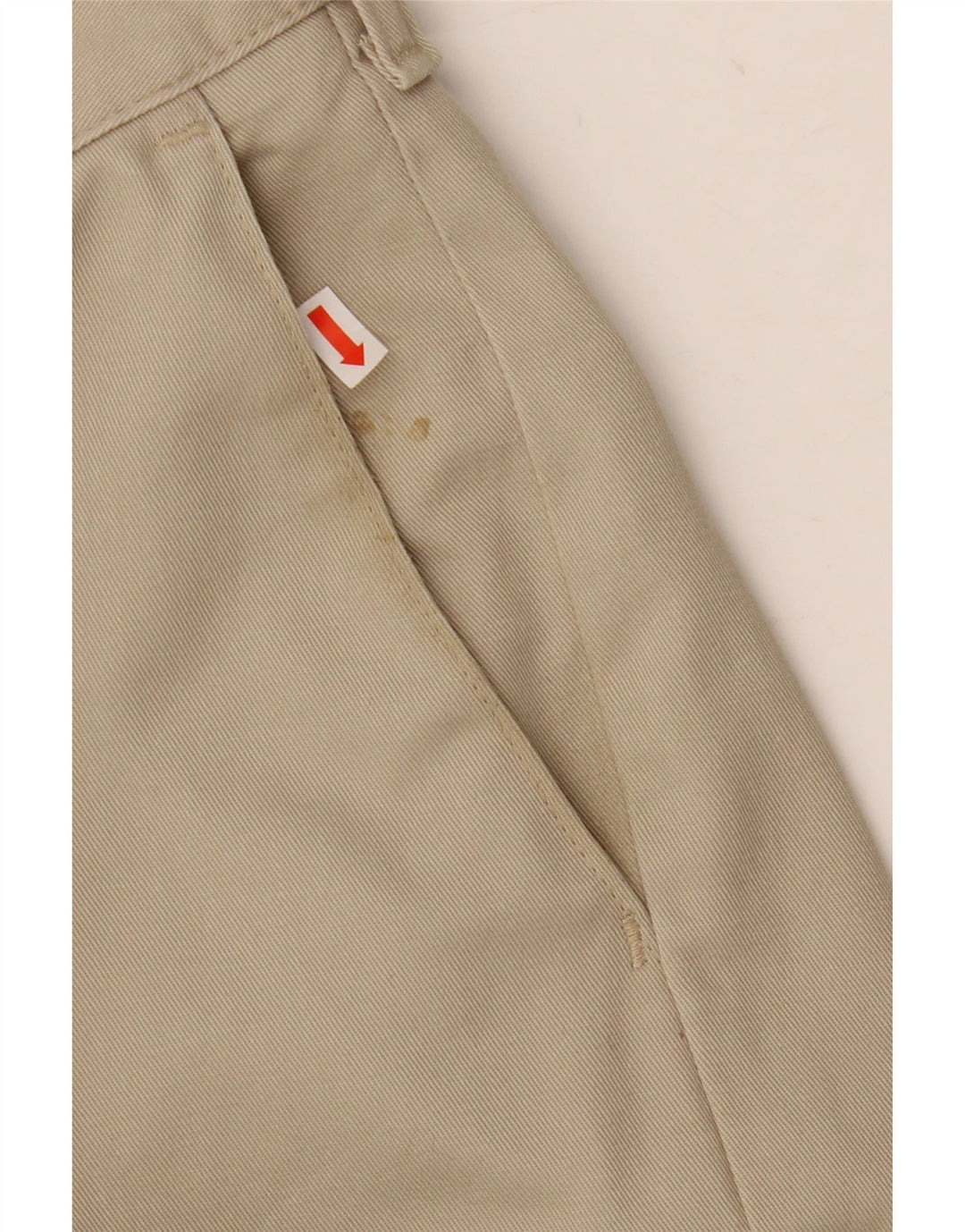 LEE Mens Straight Chino Trousers W38 L30  Beige Cotton