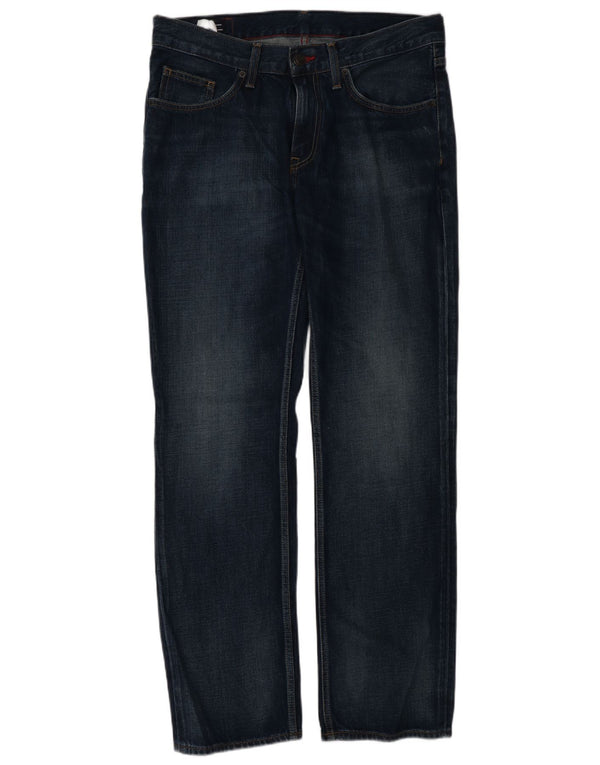Tommy Hilfiger Mens Mercer Regular Fit Straight Jeans W34 L32 Navy Blue