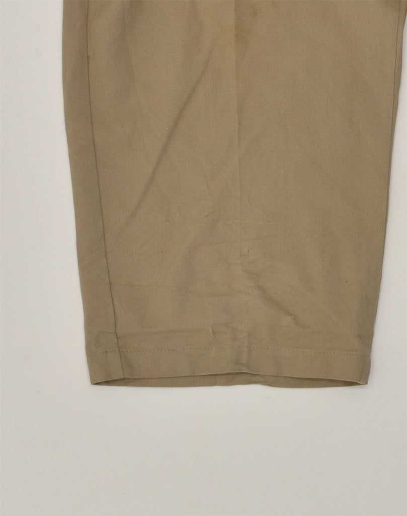 DICKIES Mens Straight Casual Trousers W42 L24 Brown Polyester | Vintage Dickies | Thrift | Second-Hand Dickies | Used Clothing | Messina Hembry 