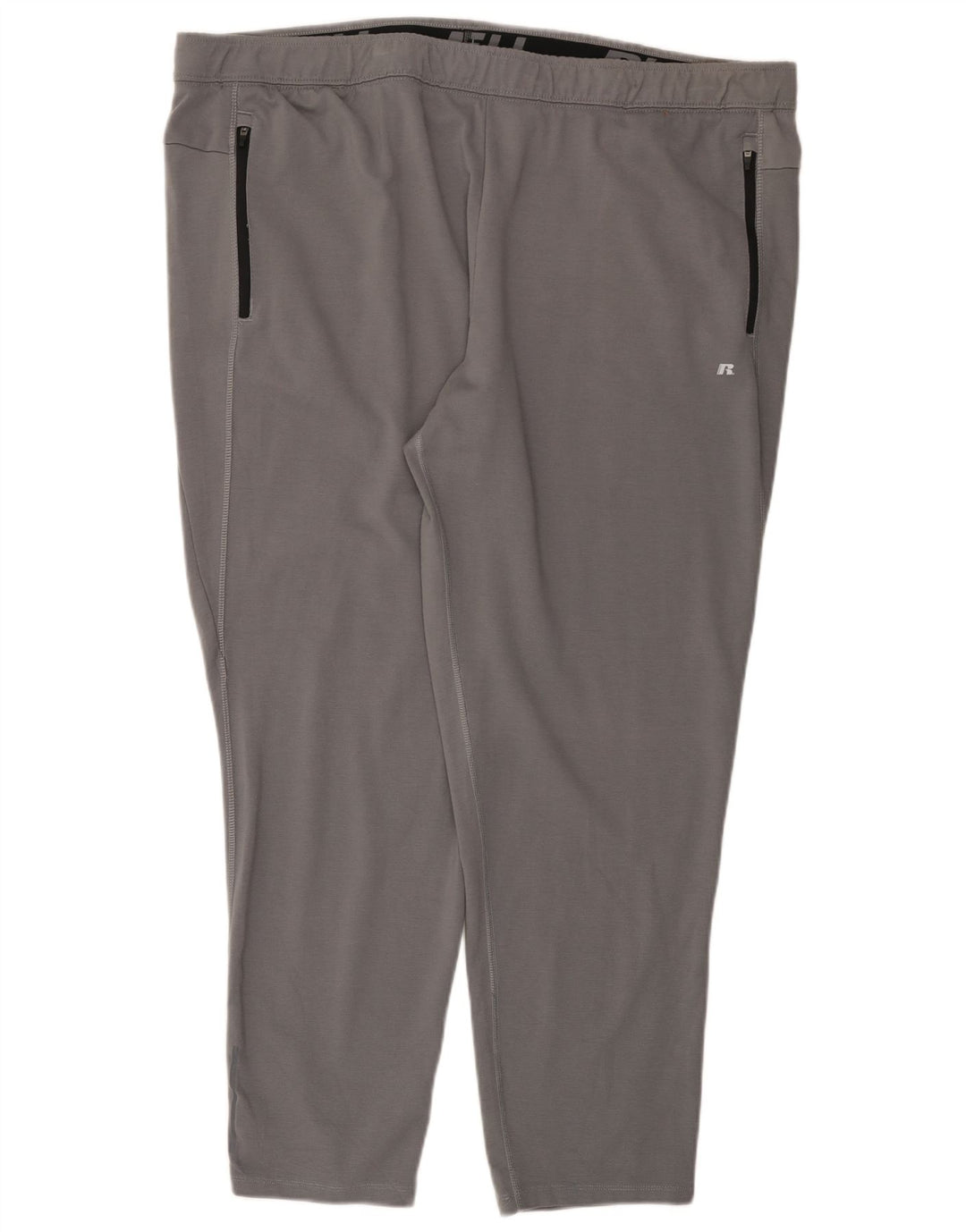 RUSSELL ATHLETIC Mens Tracksuit Trousers 3XL Grey Rayon