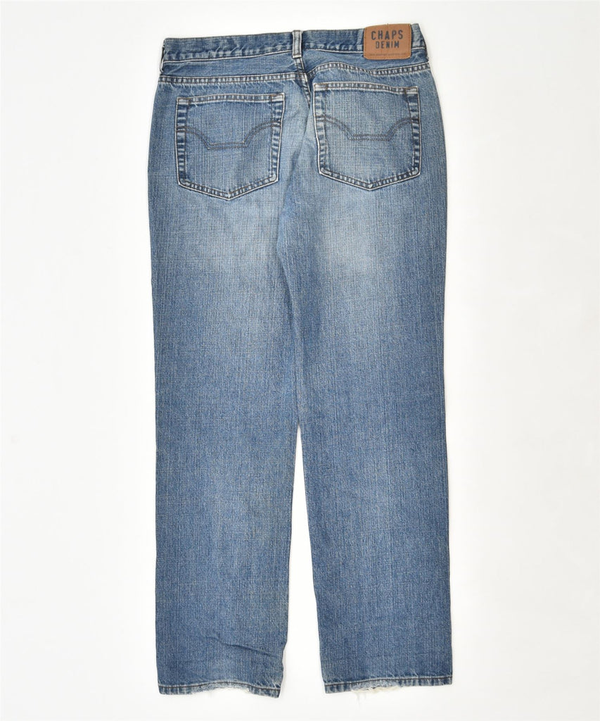 CHAPS Mens Straight Jeans W32 L32 Blue Cotton | Vintage Chaps | Thrift | Second-Hand Chaps | Used Clothing | Messina Hembry 