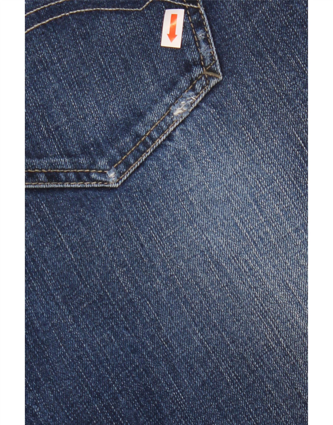 TOMMY HILFIGER Mens Bootcut Jeans W34 L34 Navy Blue Cotton