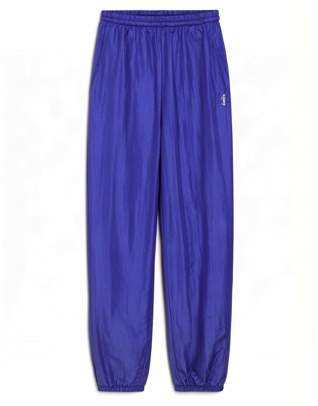 Diadora Mens Tracksuit Trousers Joggers Large Blue Nylon