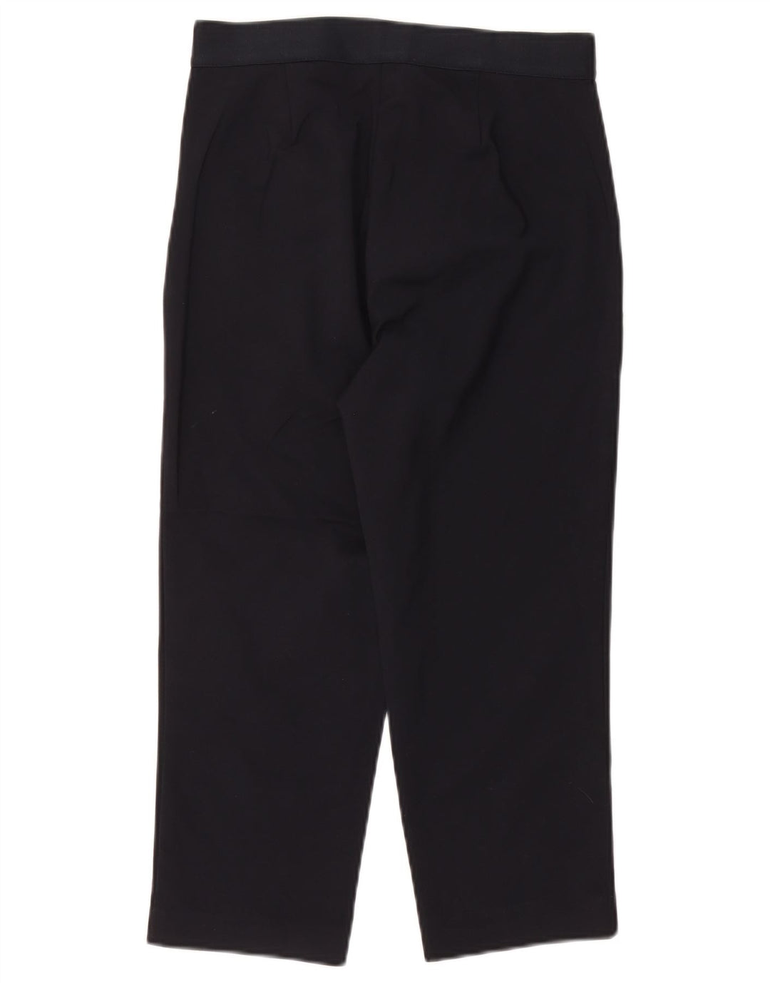 Marks & Spencer Womens Capri Trousers UK 10 Small W27 L22 Navy Blue