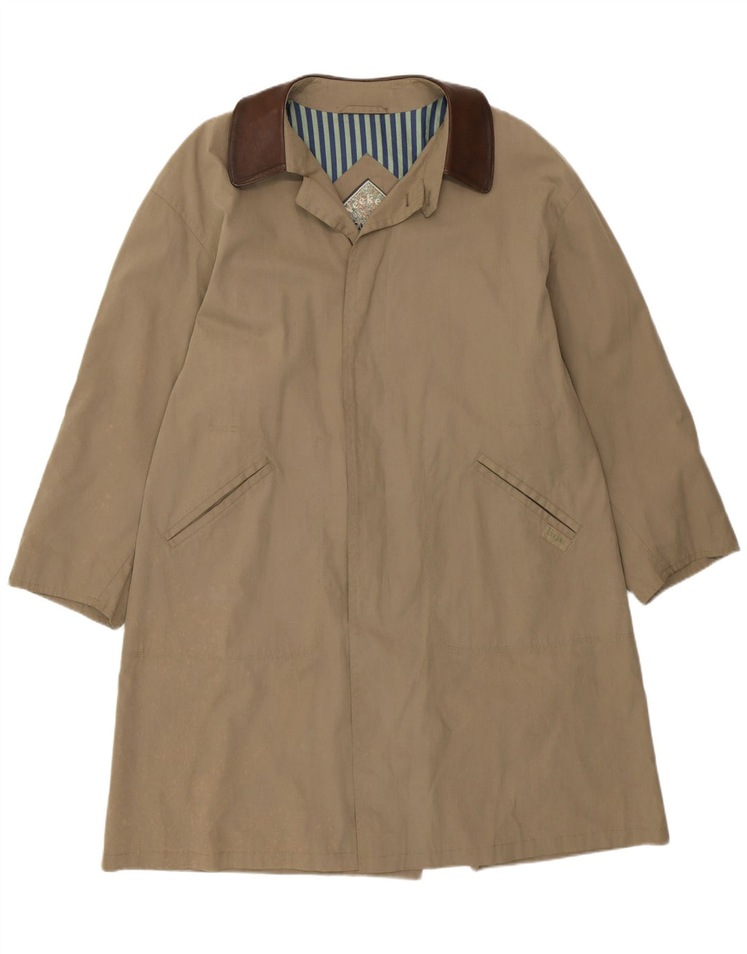 Bugatti Mens Overcoat UK 42 XL Khaki