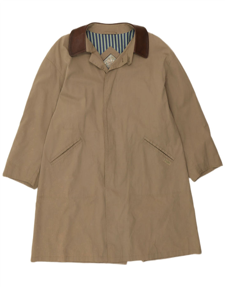 Bugatti Mens Overcoat UK 42 XL Khaki