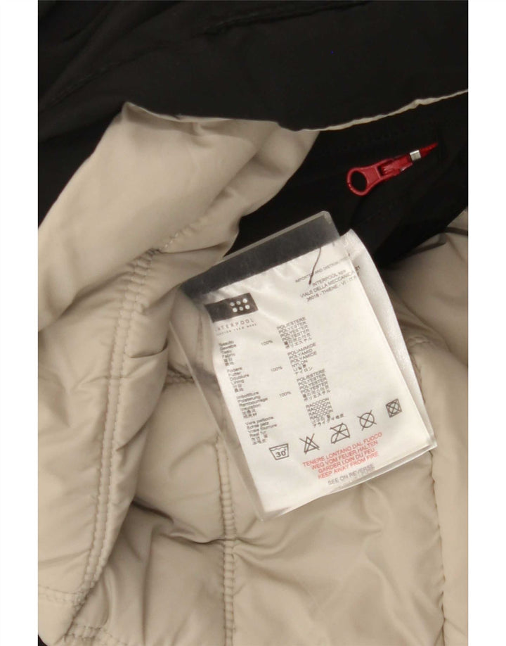 Museum Womens Utility Jacket UK 14 Large Black Polyester