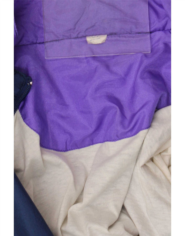 Vintage Mens Full Tracksuit Medium Navy Blue Colourblock Polyamide