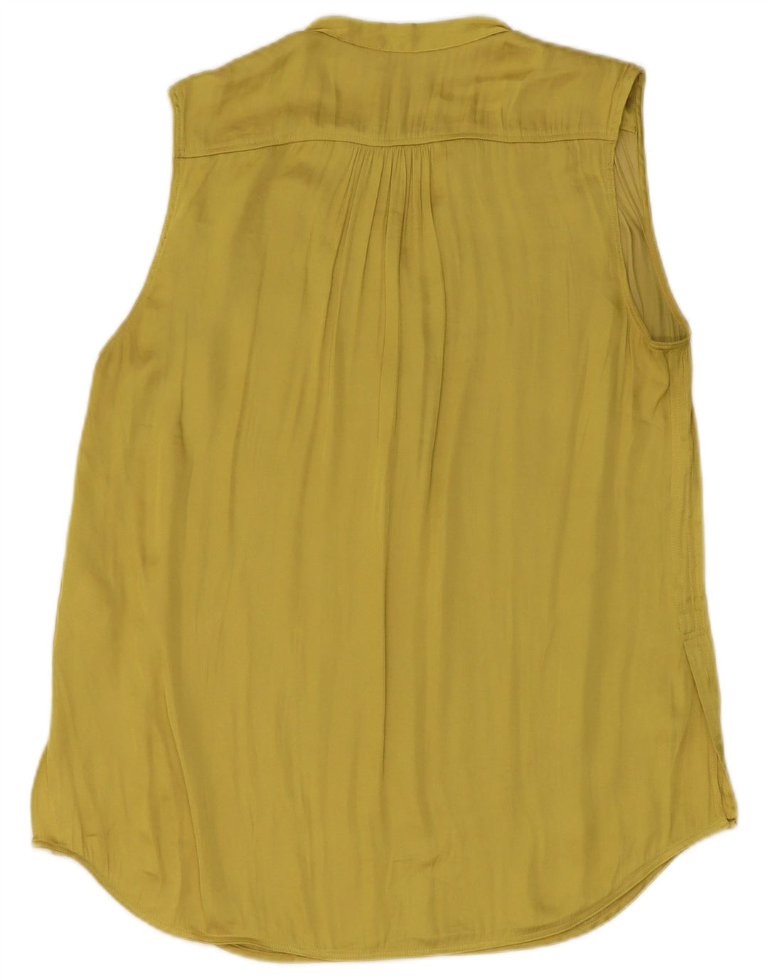 Jigsaw Womens Sleeveless Tunic Top Large Yellow Polyester