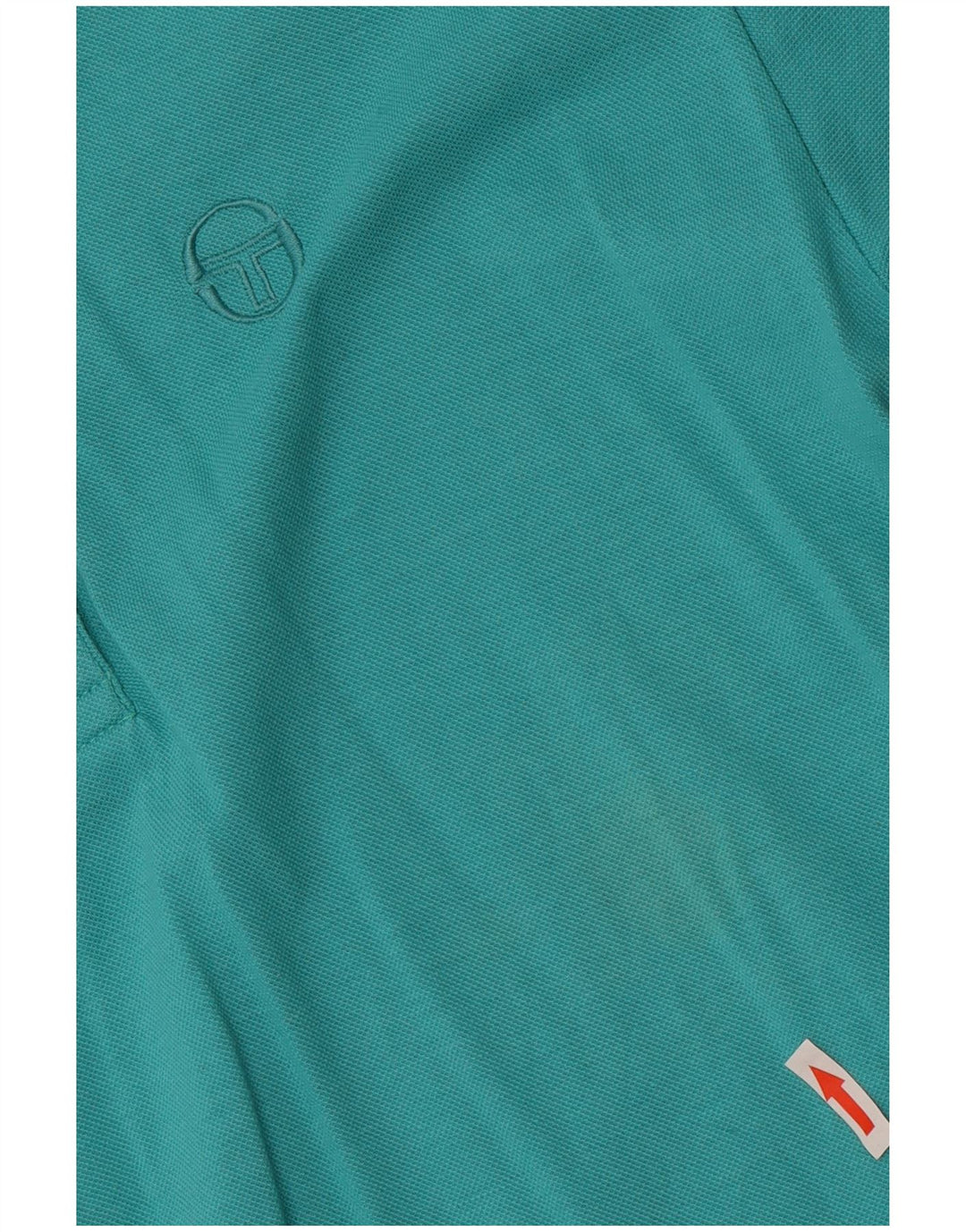 Sergio Tacchini Mens Polo Shirt EU 38 Medium Blue Cotton