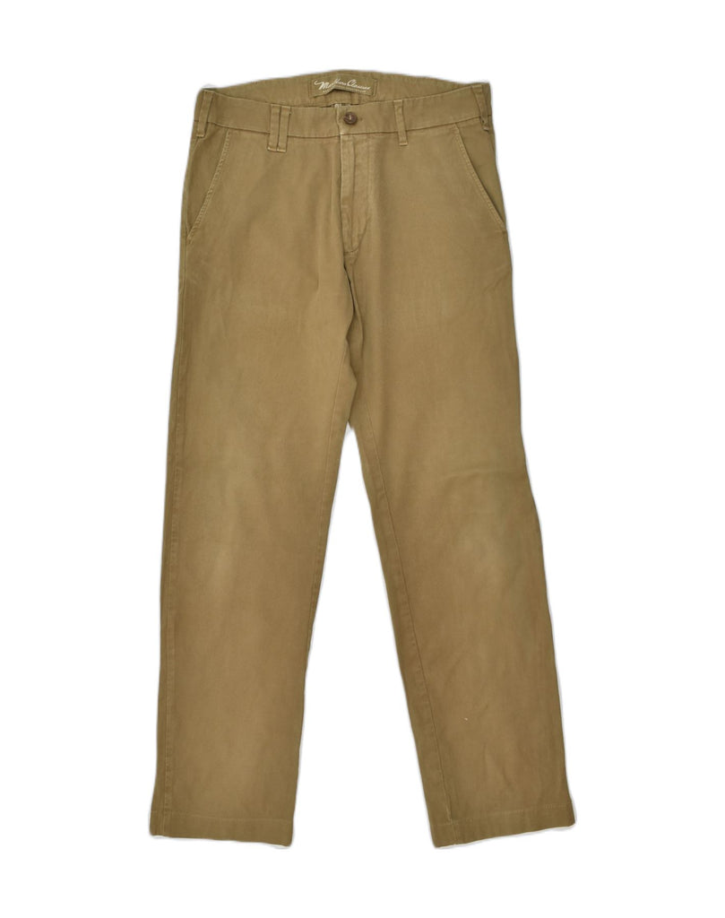 MARLBORO CLASSICS Mens Straight Chino Trousers W31 L31 Beige Cotton | Vintage Marlboro Classics | Thrift | Second-Hand Marlboro Classics | Used Clothing | Messina Hembry 