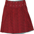 VINTAGE Womens Wrap Skirt W32 Large  Red Floral Vintage Vintage and Second-Hand Vintage from Messina Hembry 