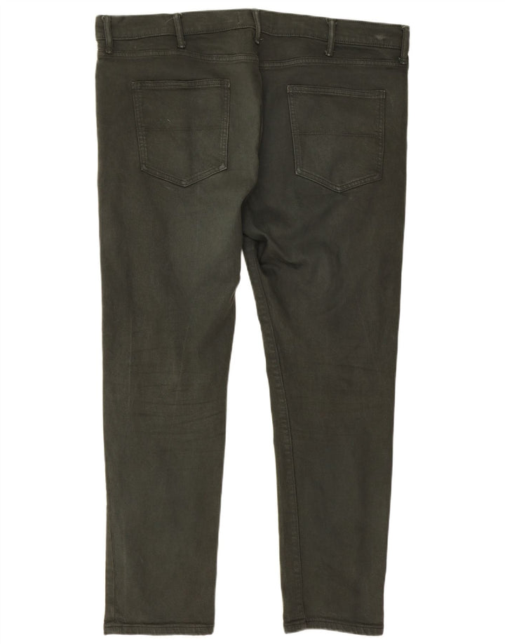 Marks & Spencer Mens Slim Jeans W42 L31 Green Cotton