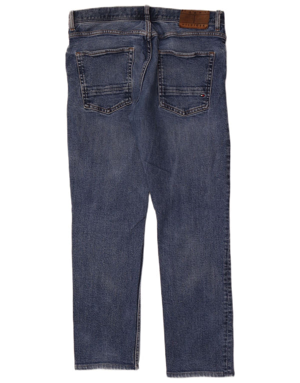 Tommy Hilfiger Mens Denton Straight Jeans W32 L30 Blue Cotton