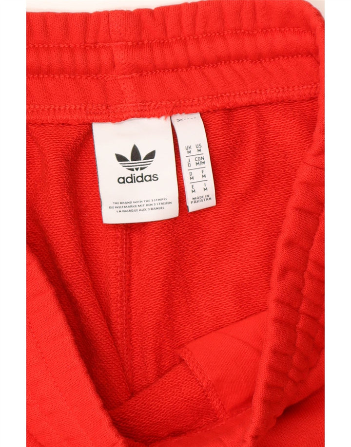 ADIDAS Mens Sport Shorts Medium Red Cotton Vintage Adidas and Second-Hand Adidas from Messina Hembry 