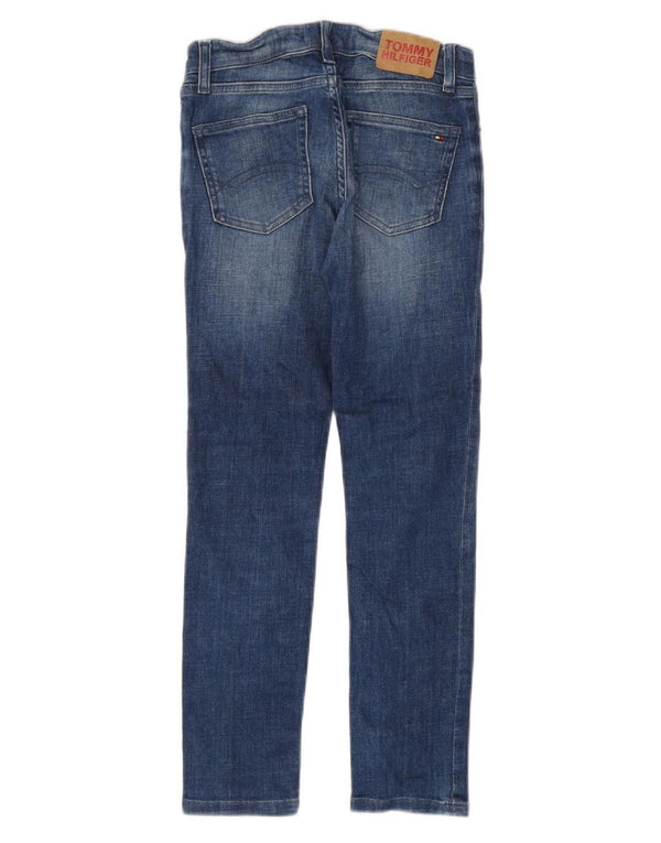 Tommy Hilfiger Boys Slim Tapered Jeans 9-10 Years Blue Cotton