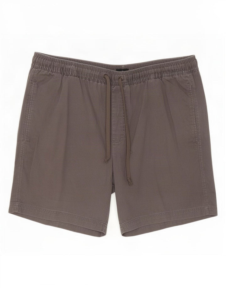 Marks & Spencer Mens Chino Shorts Large W36 Grey Cotton