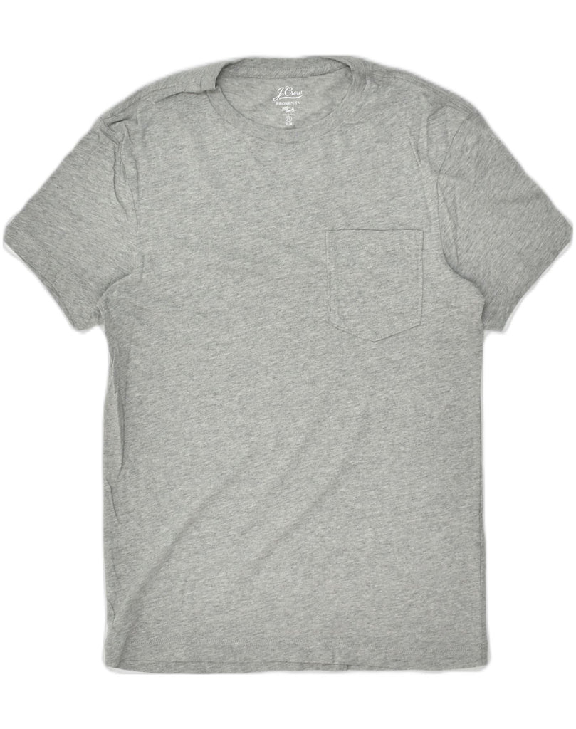 J. CREW Mens Slim T-Shirt Top XS Grey Cotton | Vintage J. Crew | Thrift | Second-Hand J. Crew | Used Clothing | Messina Hembry 