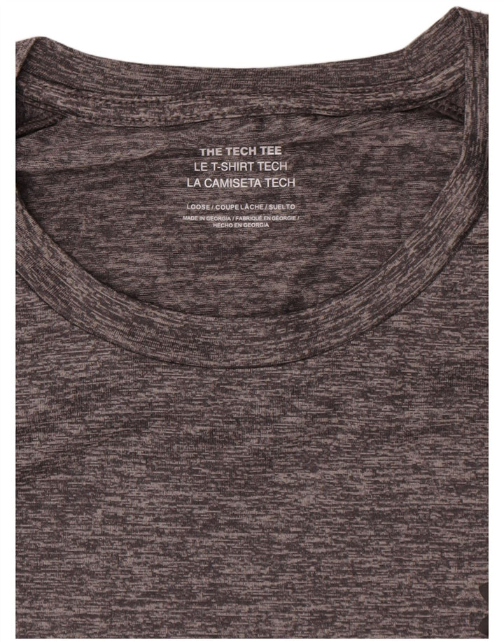 Under Armour Mens T-Shirt Top 2XL Grey Flecked Polyester