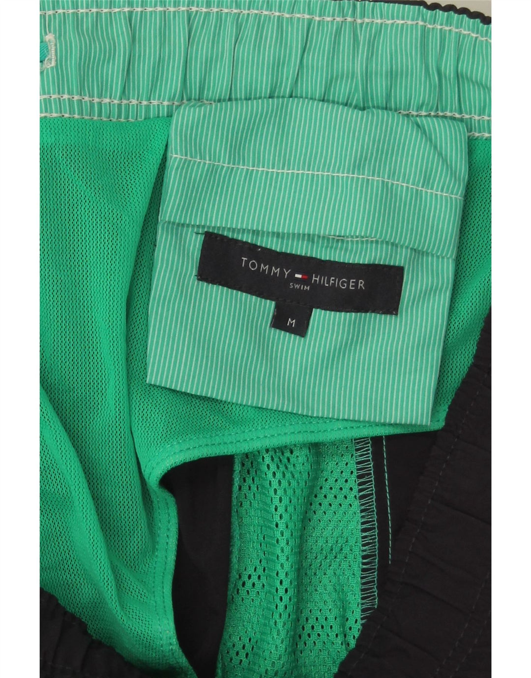 TOMMY HILFIGER Mens Swimming Shorts Medium  Navy Blue Nylon