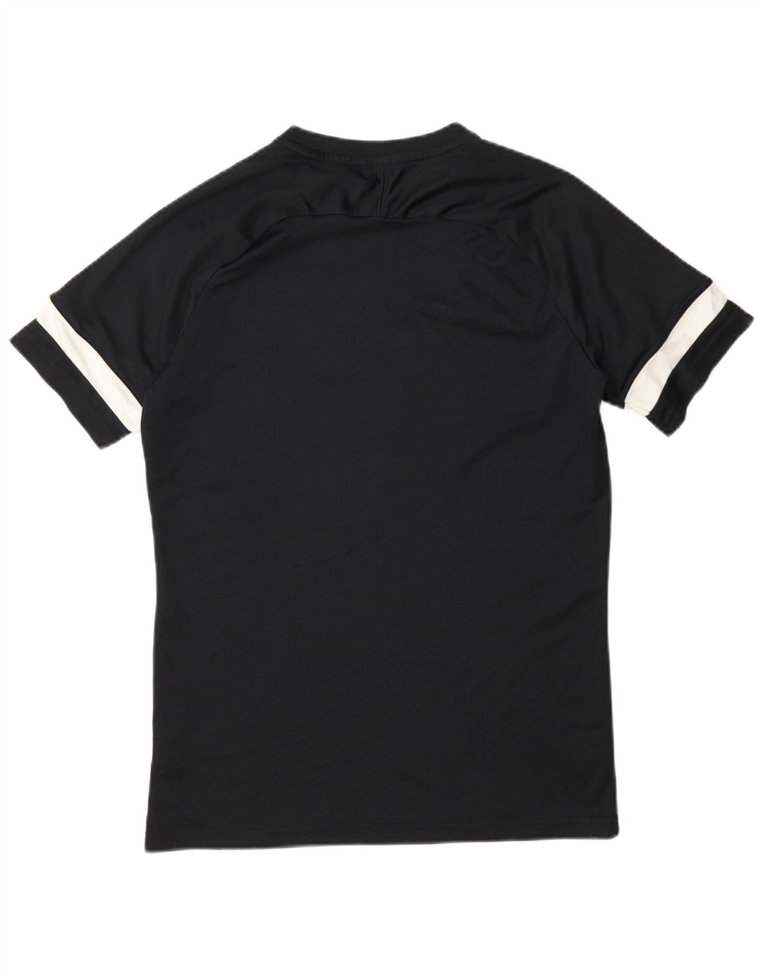 Nike Mens Dri Fit T-Shirt Top Medium Black Colourblock Polyester