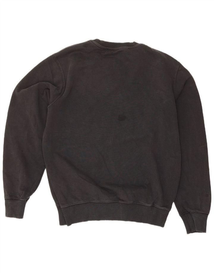 New Balance Mens Sweatshirt Jumper Medium Black Cotton
