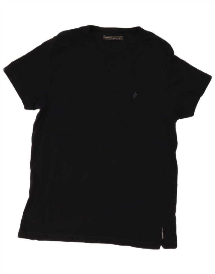 French Connection Mens T-Shirt Top XL Black Cotton