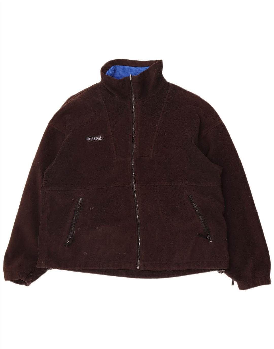 Columbia Mens Fleece Jacket UK 42 XL Black