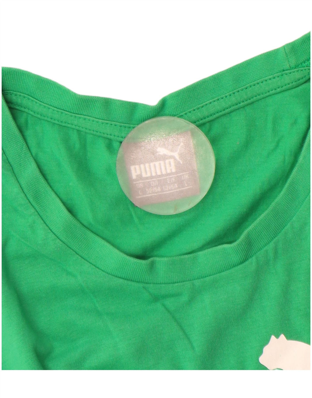 Puma Mens Graphic Vest Top Large Green Cotton