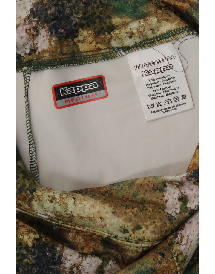 Kappa Womens Leggings UK 14 Medium  Multicoloured Camouflage Polyester