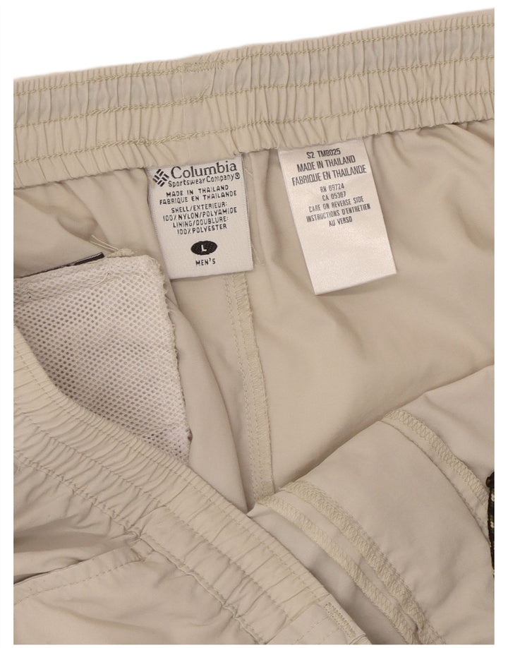 Columbia Mens Tracksuit Trousers Large  Grey Polyester