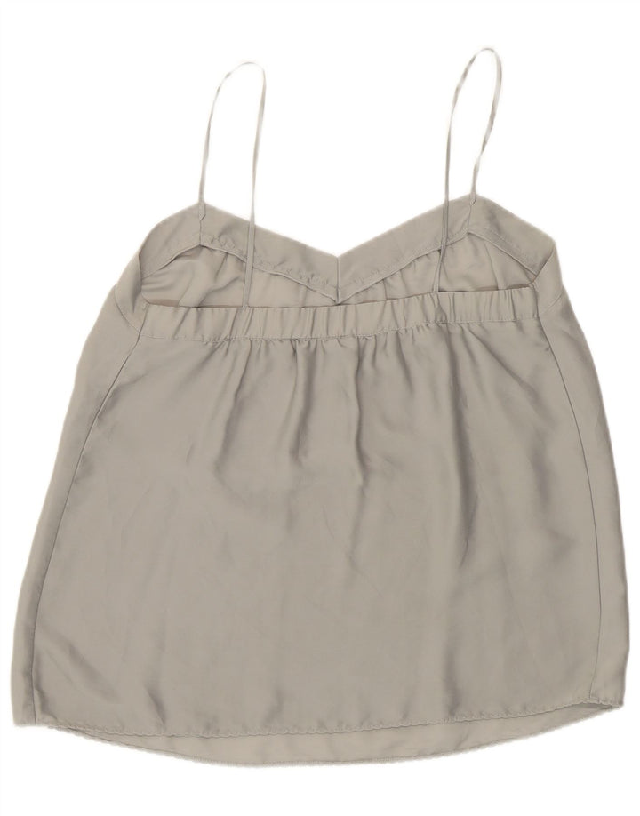 Benetton Womens Cami Top UK 8 Small Grey