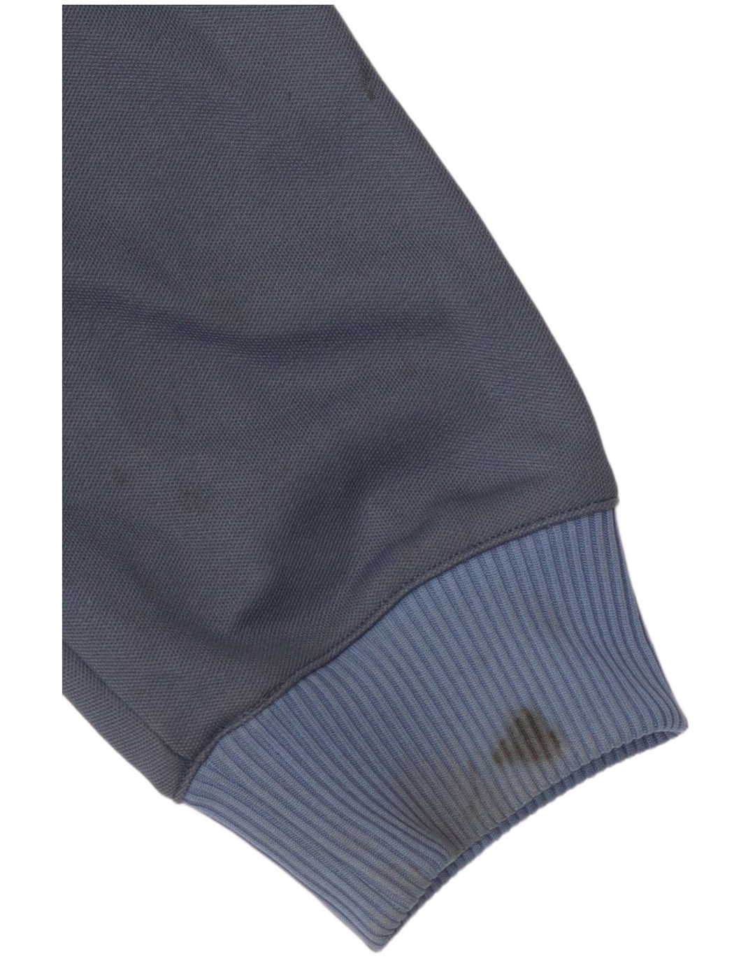 Adidas Mens Tracksuit Top Jacket Large Navy Blue Striped Cotton