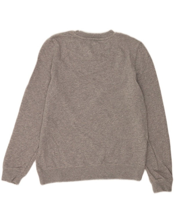 Crew Clothing Womens Sweatshirt Jumper UK 10 Small Grey Flecked Cotton