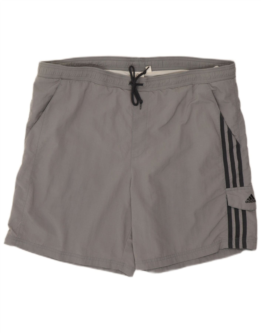 Adidas Mens Swimming Shorts Large Grey Polyamide