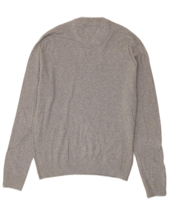 Jack Wills Mens Crew Neck Jumper Sweater Medium Grey