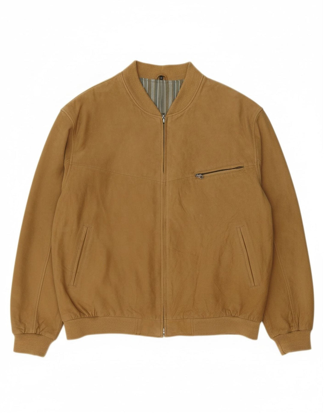 WESTBURY Mens Leather Jacket UK 42 XL Brown Leather Vintage WESTBURY and Second-Hand WESTBURY from Messina Hembry 