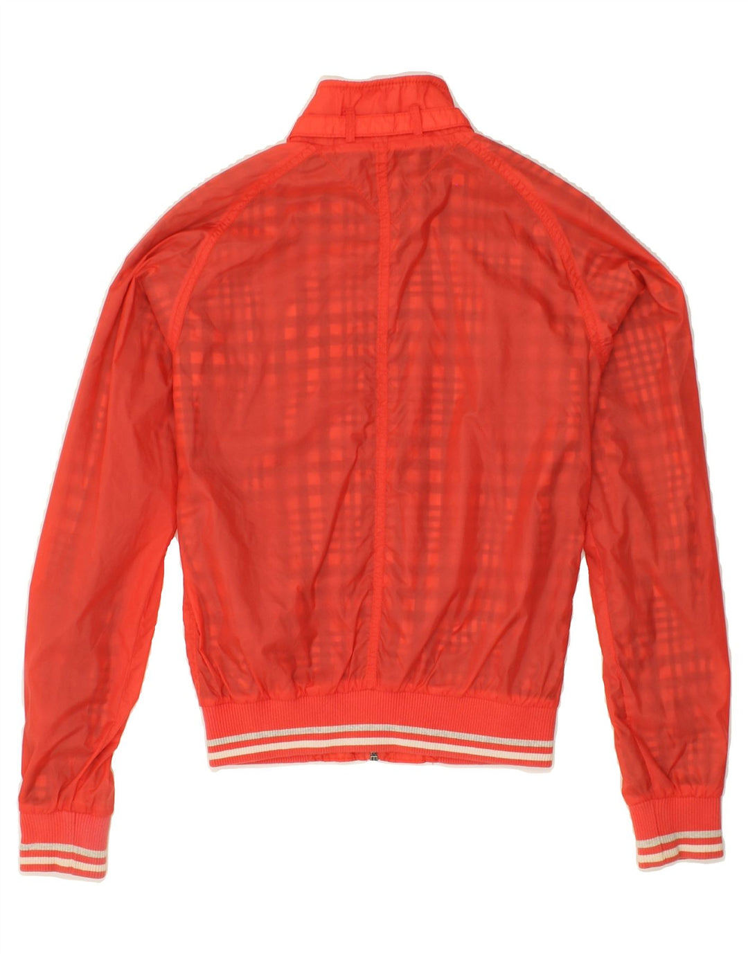 TOMMY HILFIGER Womens Bomber Jacket UK 6 XS Orange Nylon Vintage Tommy Hilfiger and Second-Hand Tommy Hilfiger from Messina Hembry 