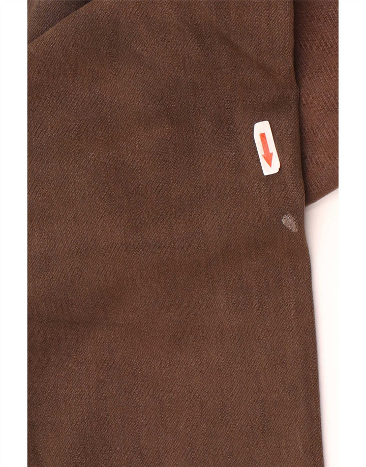 Marks & Spencer Mens Blue Harbour Straight Jeans W36 L31 Brown Cotton