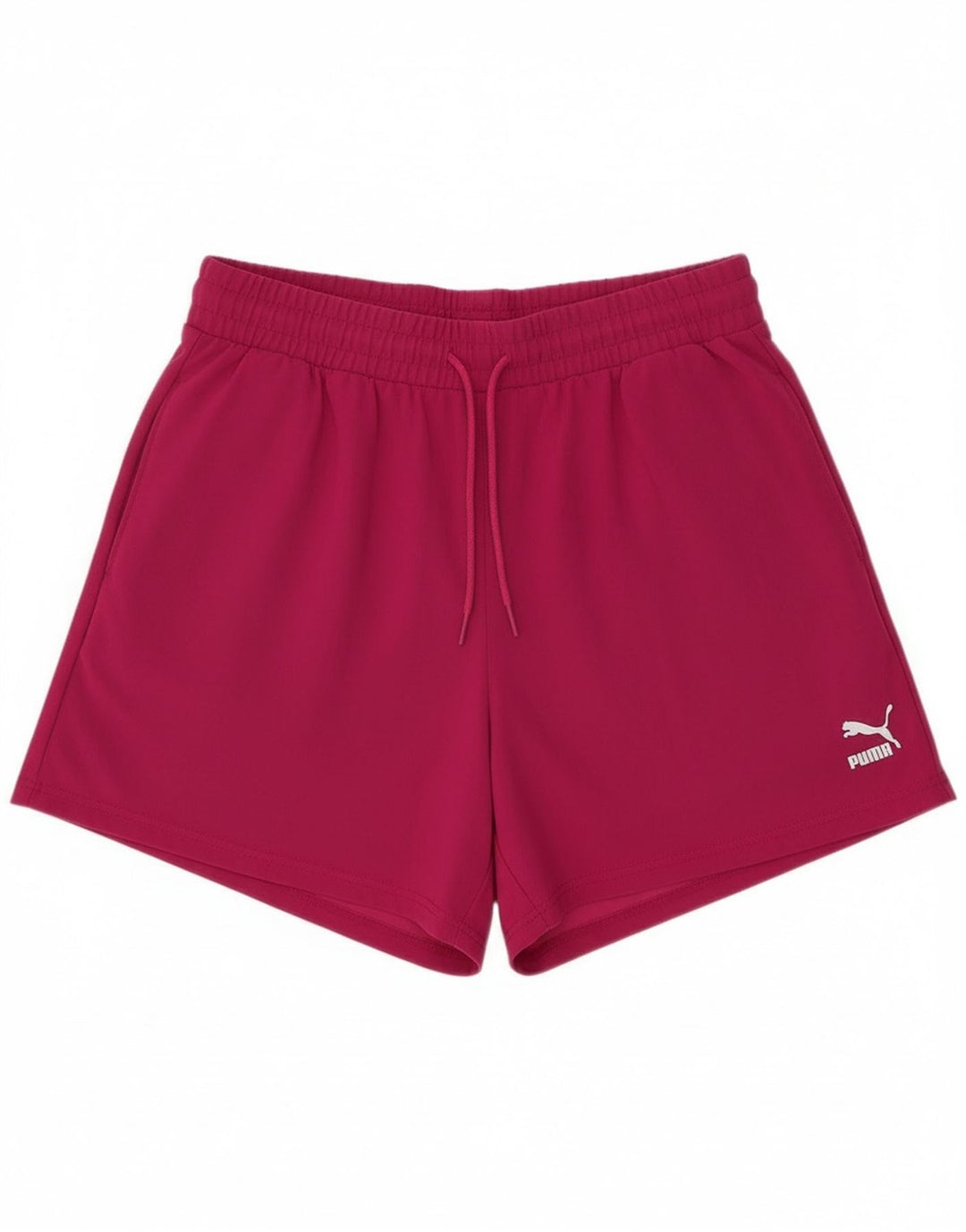 Puma Womens Sport Shorts UK 14 Medium  Pink Nylon