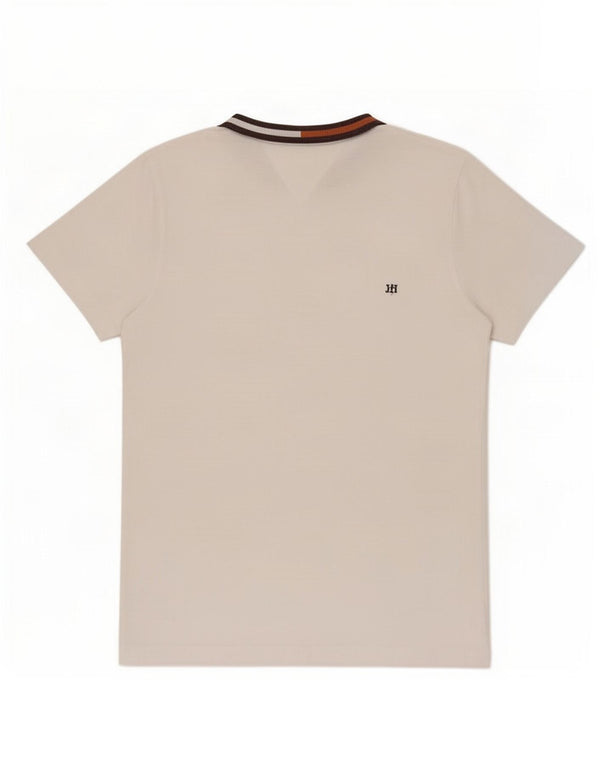 Tommy Hilfiger Mens T-Shirt Top Small White Cotton