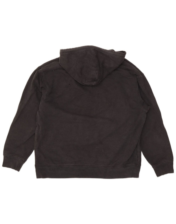 Levi's Mens Graphic Relaxed Fit Hoodie Jumper Large Black Cotton