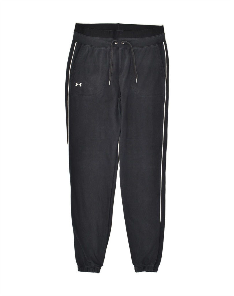 UNDER ARMOUR Womens Tracksuit Trousers Joggers UK 10 Small Black Cotton Vintage Under Armour and Second-Hand Under Armour from Messina Hembry 