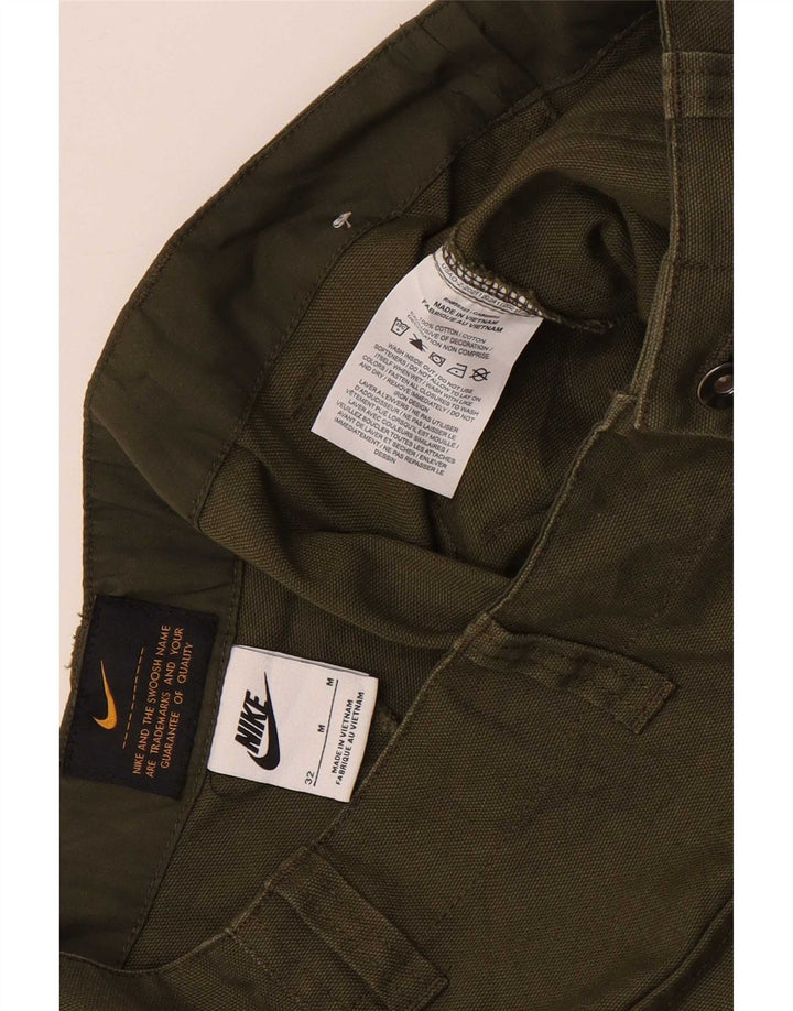 Nike Mens Cargo Shorts W32 Medium Khaki Cotton
