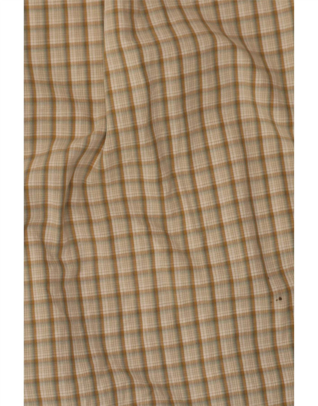 Wrangler Mens Shirt Large Beige Check